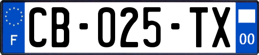 CB-025-TX