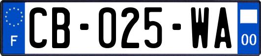 CB-025-WA