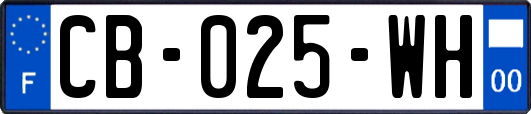 CB-025-WH