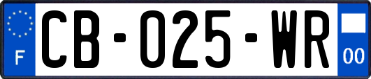 CB-025-WR
