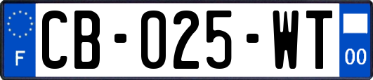 CB-025-WT