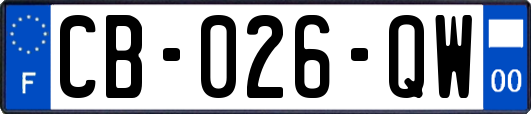 CB-026-QW