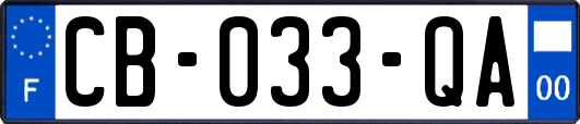 CB-033-QA