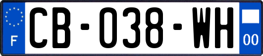 CB-038-WH