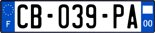 CB-039-PA