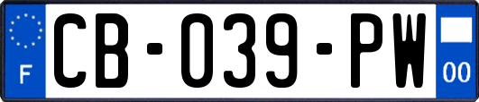 CB-039-PW
