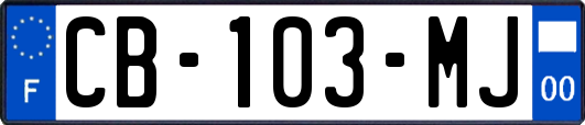 CB-103-MJ