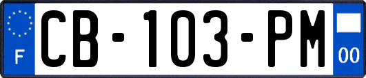 CB-103-PM