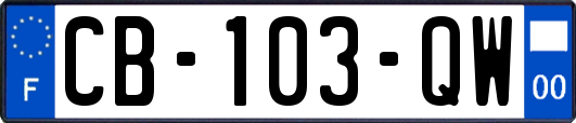 CB-103-QW
