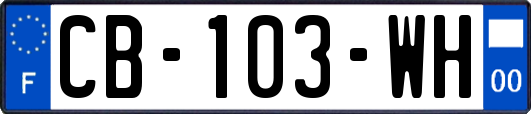 CB-103-WH