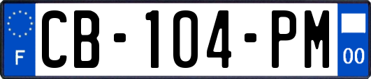 CB-104-PM