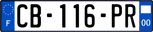 CB-116-PR
