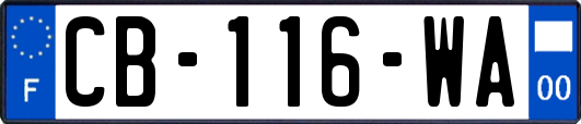 CB-116-WA
