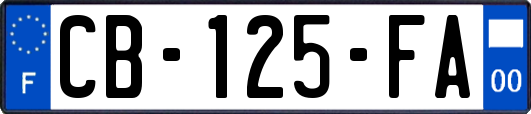 CB-125-FA