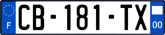 CB-181-TX