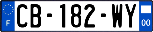 CB-182-WY