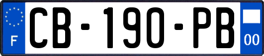 CB-190-PB