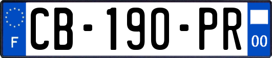 CB-190-PR