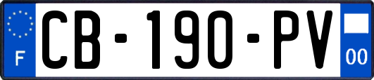 CB-190-PV
