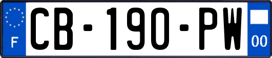 CB-190-PW