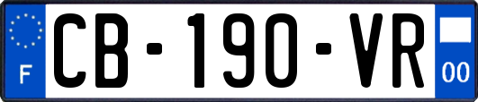 CB-190-VR