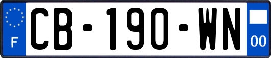 CB-190-WN