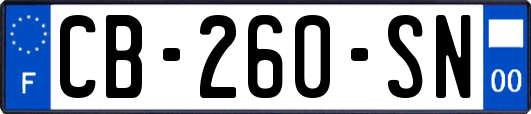 CB-260-SN