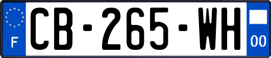 CB-265-WH