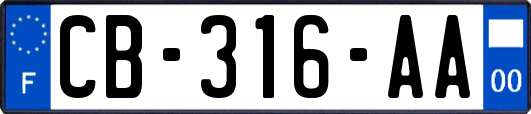 CB-316-AA