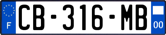 CB-316-MB