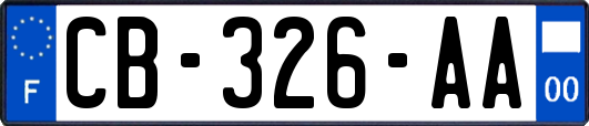 CB-326-AA