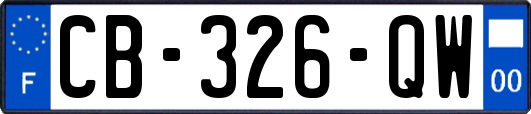 CB-326-QW