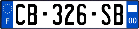 CB-326-SB
