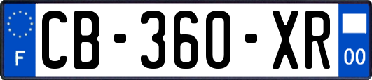 CB-360-XR