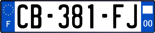 CB-381-FJ