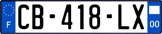 CB-418-LX