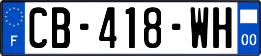 CB-418-WH