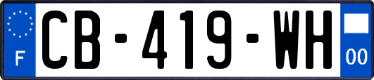 CB-419-WH