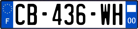 CB-436-WH