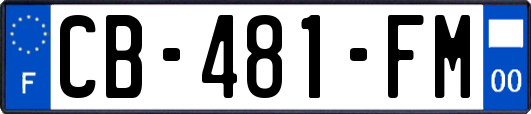 CB-481-FM