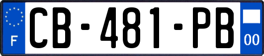 CB-481-PB