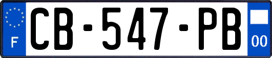 CB-547-PB