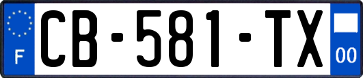 CB-581-TX