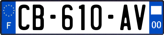 CB-610-AV