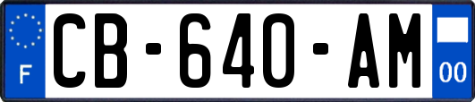 CB-640-AM