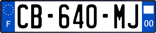 CB-640-MJ