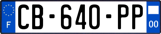 CB-640-PP