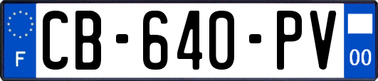 CB-640-PV