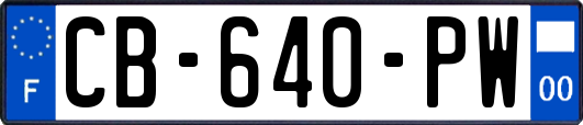 CB-640-PW