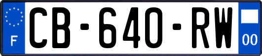 CB-640-RW